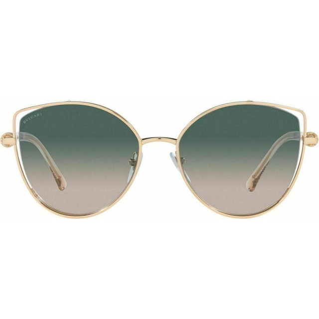 BV6168 - Pink Gold/Light Brown and Green Gradient Lenses