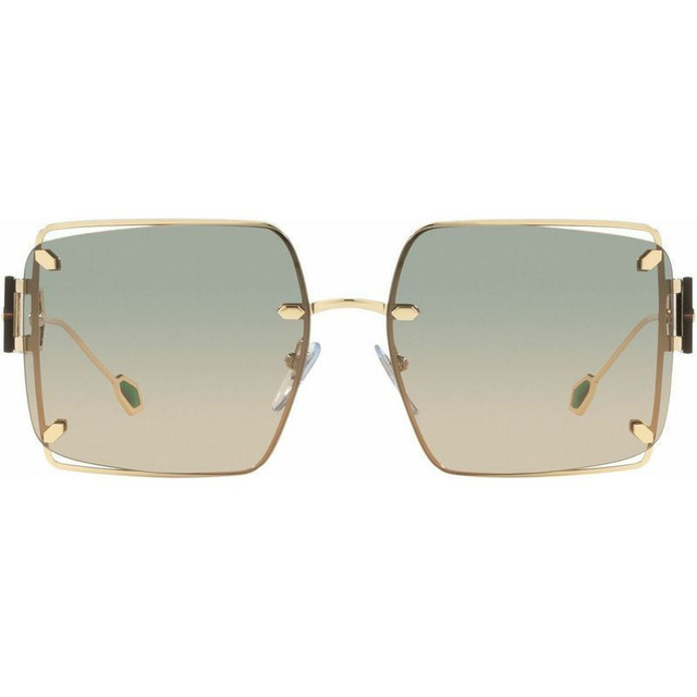 Bvlgari BV6171 - Pale Gold/Brown Green Gradient Lenses