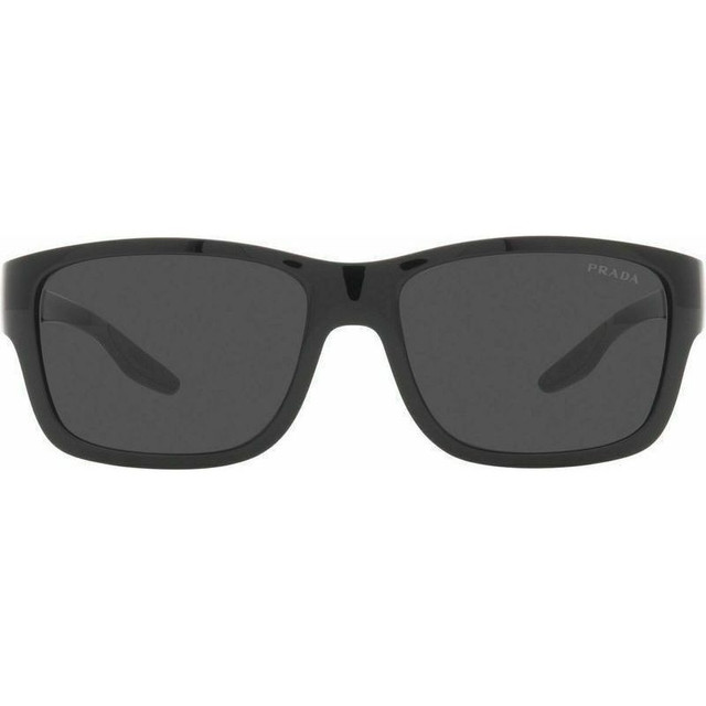 Prada Linea Rossa PS01WS - Black/Dark Grey Hydrophobic Lenses