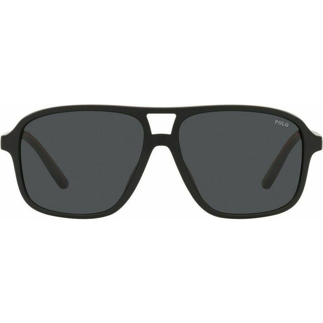 Polo Ralph Lauren PH4177U - Matte Black/Dark Grey Lenses