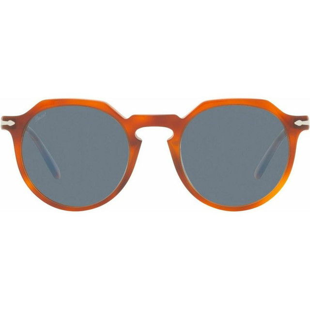 Persol PO3281S - Terra Di Siena/Light Blue Glass Lenses 52 Eye Size