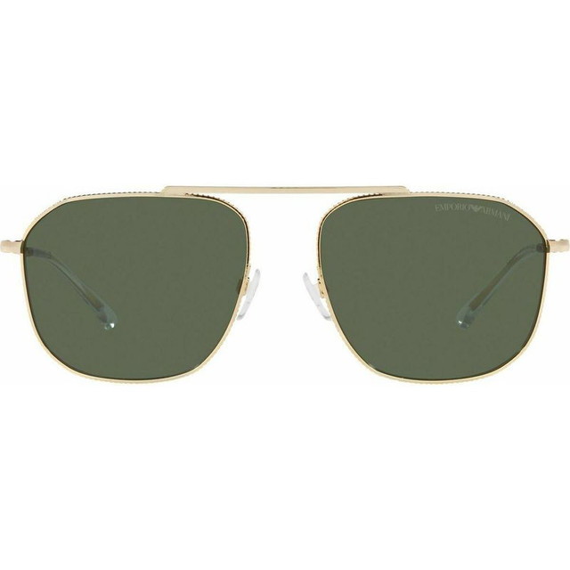 Emporio Armani EA2107 - Pale Gold/Dark Green Lenses