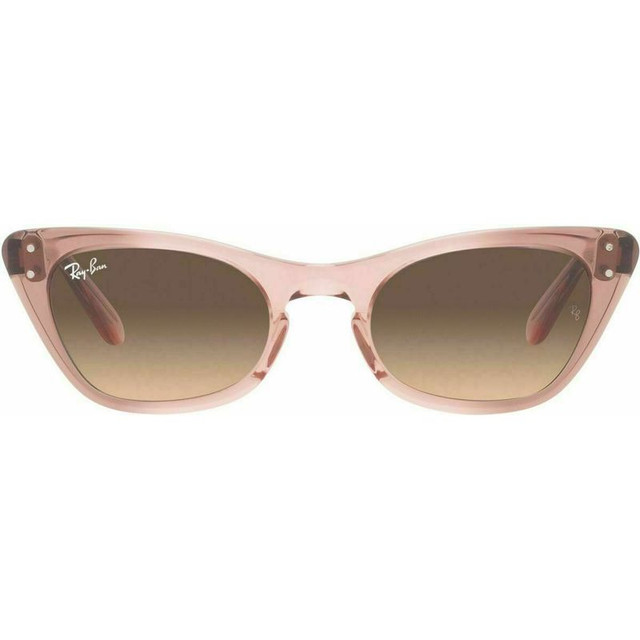 Ray-Ban Junior Miss Burbank RJ9099S - Brown Rose Grad/Light Yellow Grey Gradient Lenses 45 Eye Size