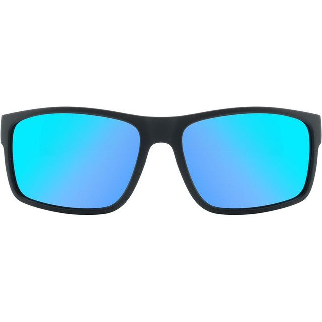 Blast - Satin Black/Ice Blue Mirror Polarised Lenses