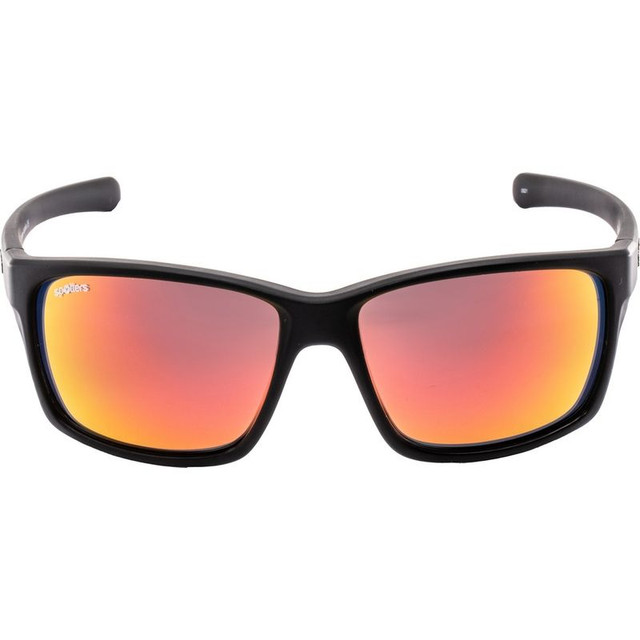 Spotters Grit - Matte Black/Ignite Glass Mirror Polarised Lenses