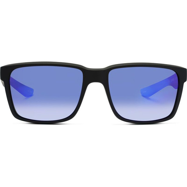 Outlaw X - Xtal Matte Black/Blue Mirror Polarised Lenses