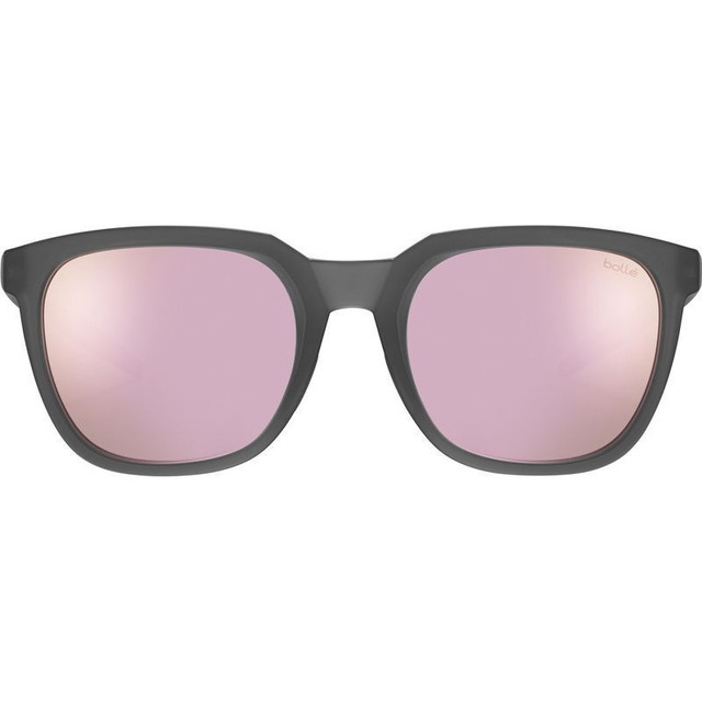 Bolle Talent - Matte Crystal Black/Brown Pink HD Polarised Lenses