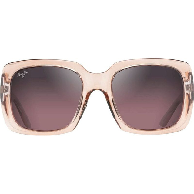 Maui Jim Two Steps - Transparent Pink/Maui Rose Glass Polarised Lenses