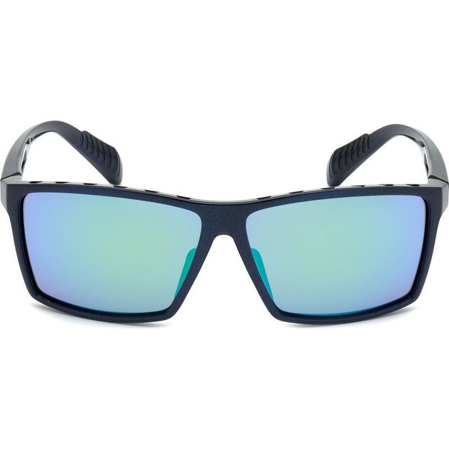 Adidas SP0010 - Matte Blue/Green Mirror Lenses