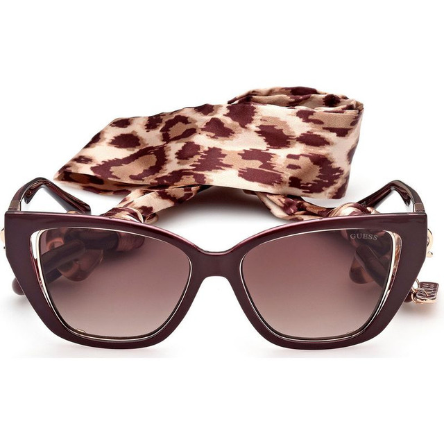 Guess 7816 - Shiny Bordeaux/Brown Gradient Lenses