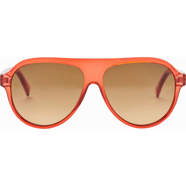 Reed - Translucent Toffee Red/Amber Bio Lenses