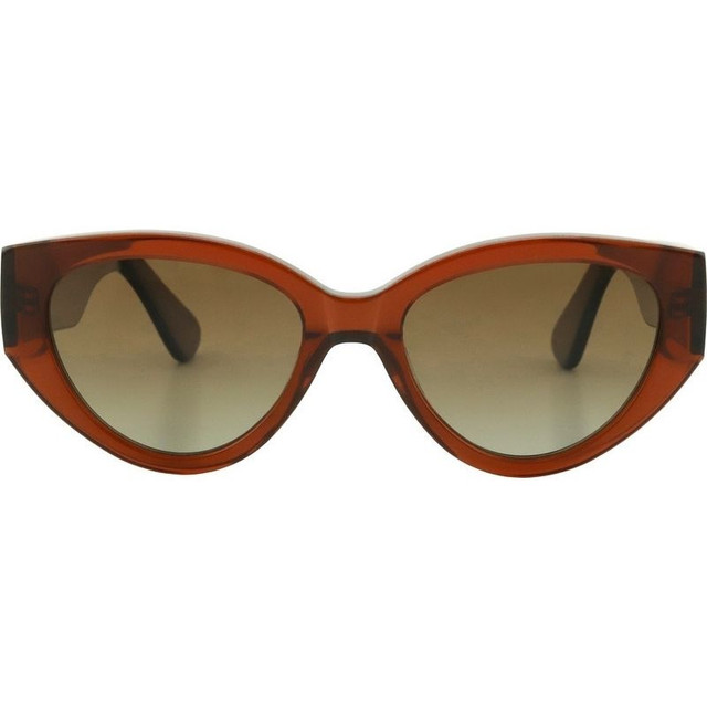 Bask Eyewear Franki - Crystal Brown/Brown Gradient Polarised Lenses