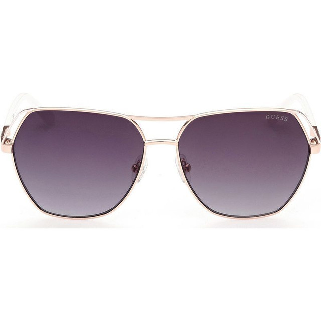 Guess 7825 - Shiny Rose Gold/Green Gradient Lenses