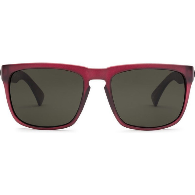 Knoxville - Jason Momoa Matte Ox Red/Grey Polarised Lenses