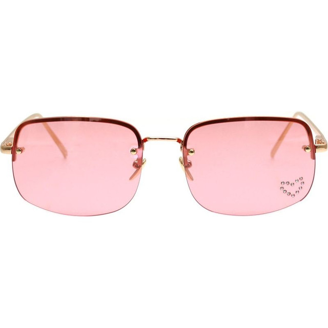 Reality Eyewear Faster Love - Gold/Pink Diamond Lenses