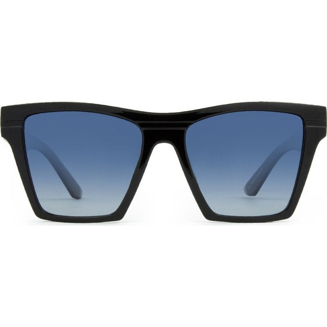 Carve Phoenix - Gloss Black/Blue and Grey Gradient Polarised Lenses