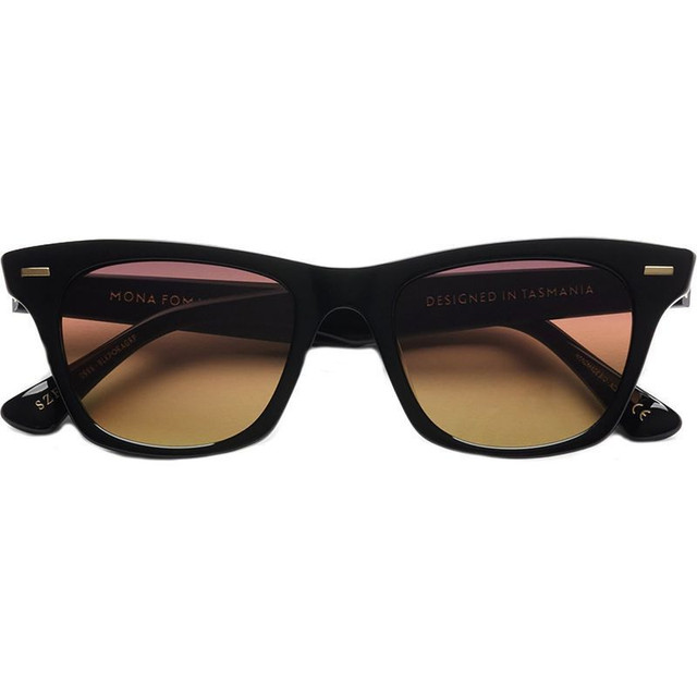 Szex - Polished Black/Rainbow Gradient Polarised Lenses