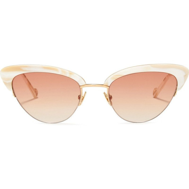 Electra - Mother of Pearl/Peach Gradient Lenses