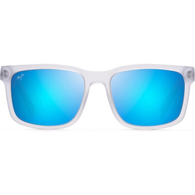 Maui Jim Stone Shack - Matte Crystal/Blue Hawaii Mirror Glass Polarised Lenses