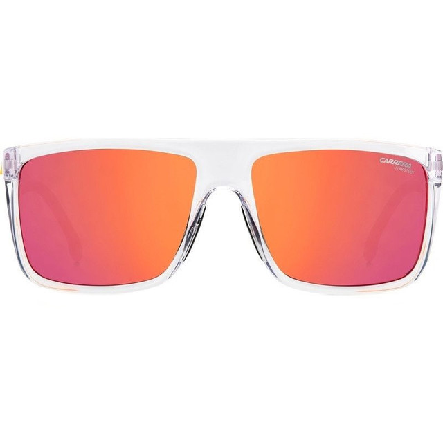 8055/S - Crystal/Red Mirror Lenses