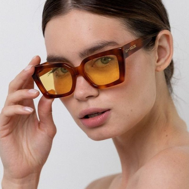 Lu Goldie Lucia - Chestnut/Yellow Lenses