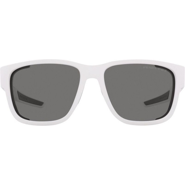 Prada Linea Rossa PS07WS - White Rubber/Dark Grey Polarised Lenses