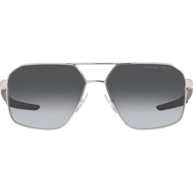 Prada Linea Rossa PS55WS - Silver/Grey Gradient Polarised Lenses