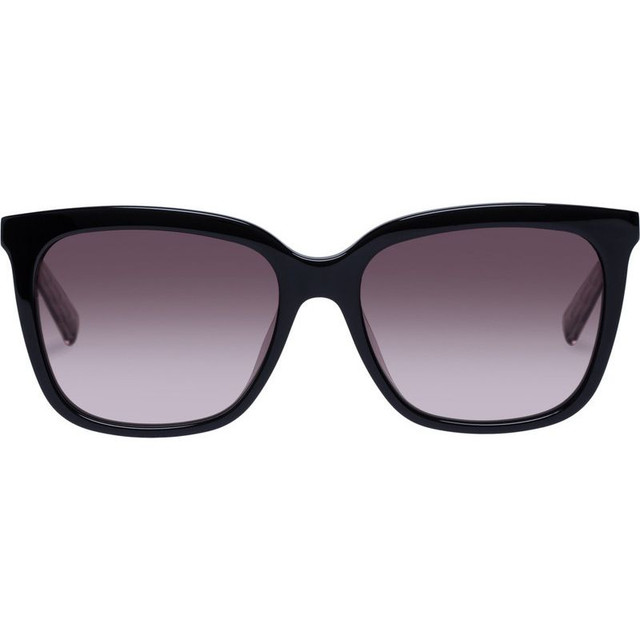 Lennon - Black/Warm Smoke Gradient Lenses