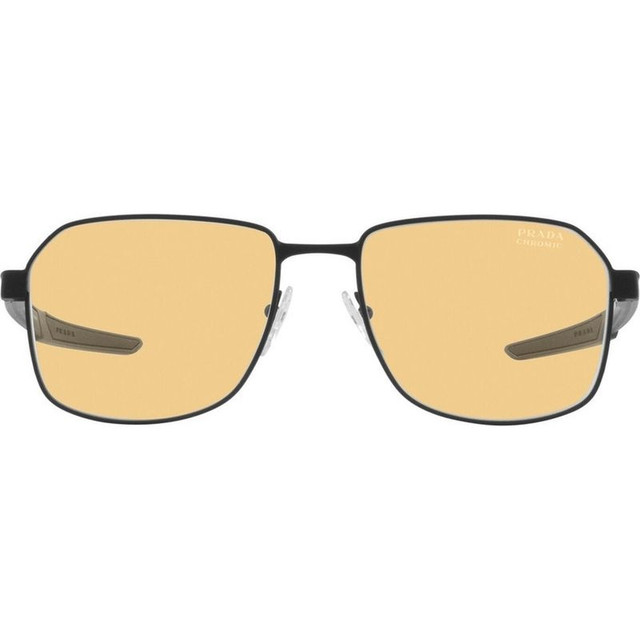 Prada Linea Rossa PS54WS - Matte Black/Orange Photochromic Lenses