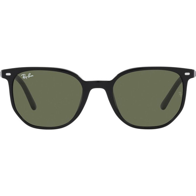 Ray-Ban Elliot RB2197 - Black/Green Glass Lenses 50 Eye Size