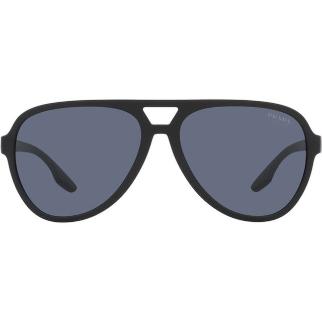 Prada Linea Rossa PS06WS - Black Rubber/Blue Lenses