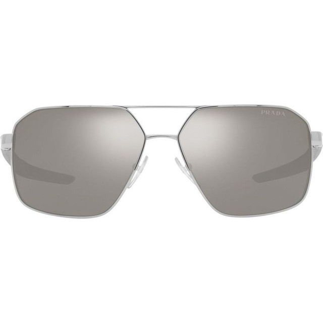 Prada Linea Rossa PS55WS - Silver/Silver Mirror Lenses