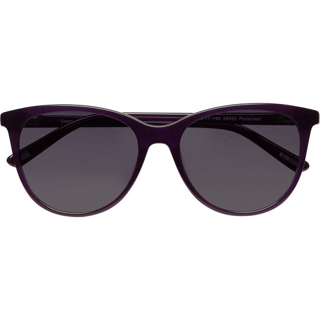 Bill Bass Violetta - Purple/Grey Gradient Polarised Lenses