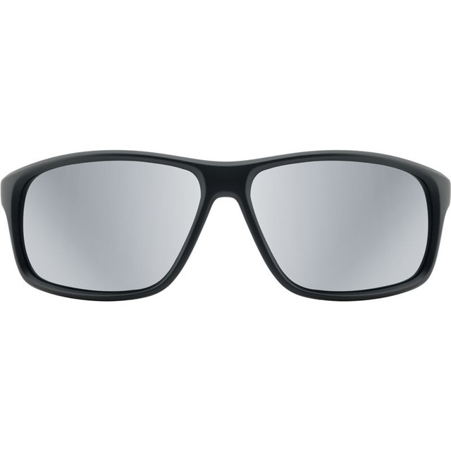 Dirty Dog Zero - Satin Black and Grey/Silver Mirror Polarised Lenses