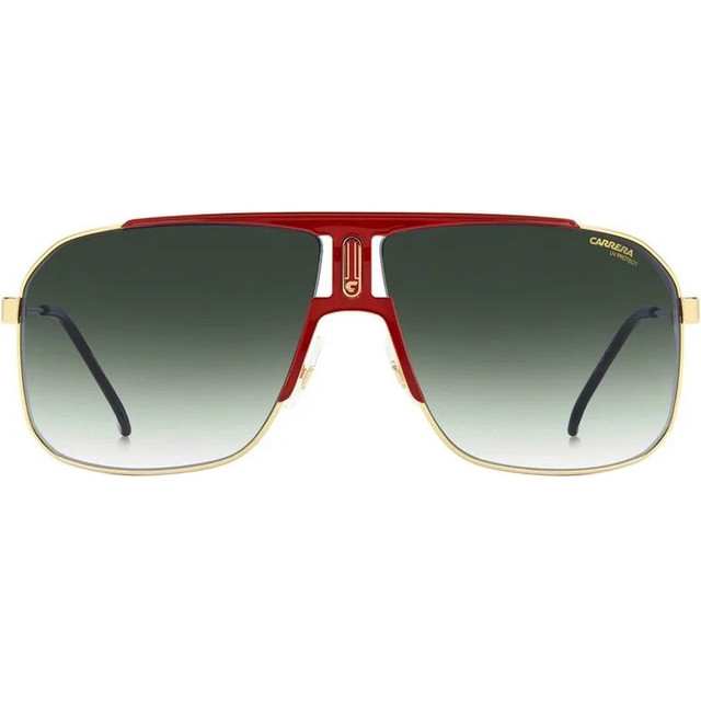 Carrera 1043/S - Red and Gold/Green Gradient Lenses