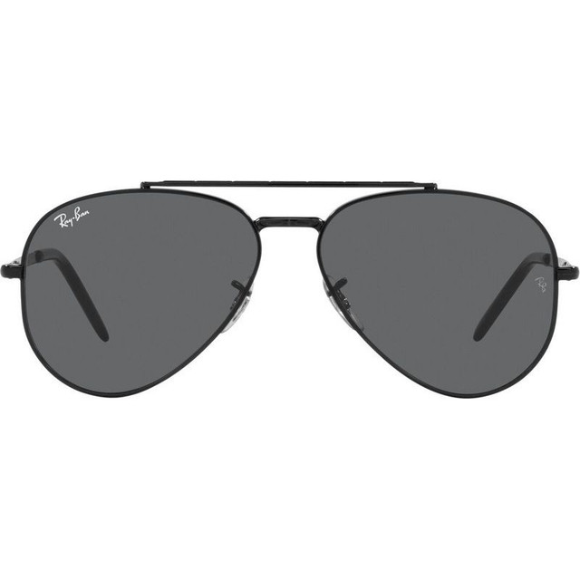 New Aviator RB3625 - Black/Dark Grey Glass Lenses 58 Eye Size