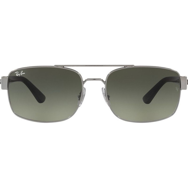 Ray-Ban RB3687 - Gunmetal/Grey Gradient Glass Lenses 61 Eye Size