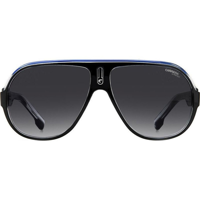 Speedway/N - Black and Blue/Dark Grey Gradient Lenses