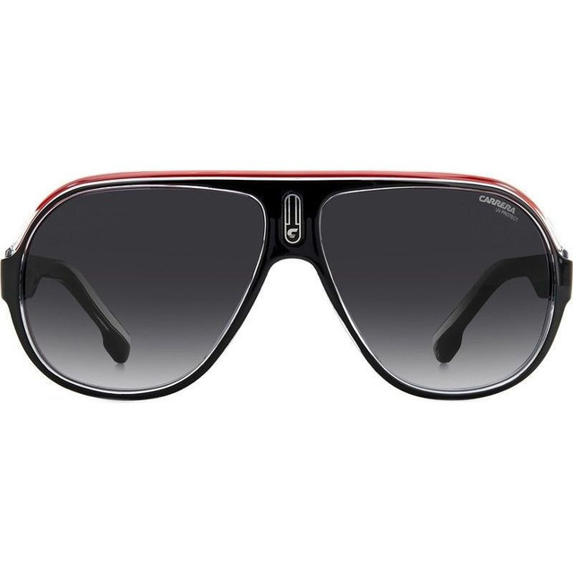 Speedway/N - Black and Red/Dark Grey Gradient Lenses