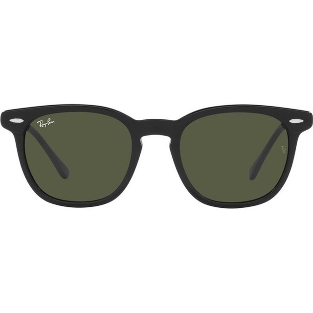 Ray-Ban Hawkeye RB2298 - Black/Green Glass Lenses 50 Eye Size