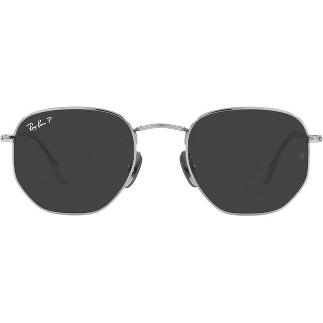 Ray-Ban Hexagonal RB8148 - Silver/Black Polarised Glass Lenses 54 Eye Size