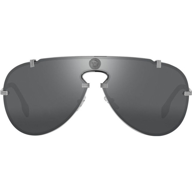 Versace VE2243 - Gunmetal/Grey and Black Mirror Lenses