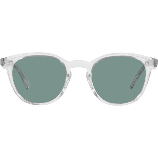 Oliver Peoples Desmon Sun V5454SU - Crystal/Teal Polarised Glass Lenses 50 Eye Size