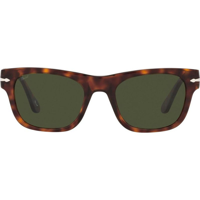 Persol PO3269S - Havana/Green Glass Lenses 52 Eye Size