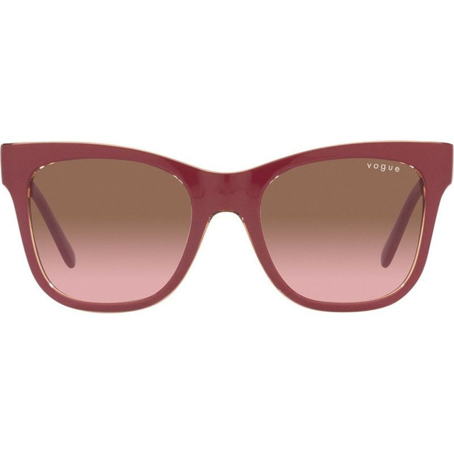VO5428S - Top Bordeaux and Serigraphy/Pink and Brown Gradient Lenses