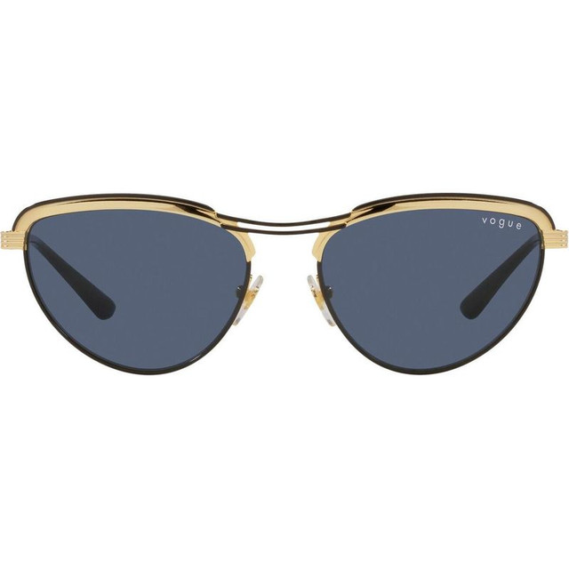 Vogue Eyewear VO4236S - Top Black and Gold/Dark Blue Lenses