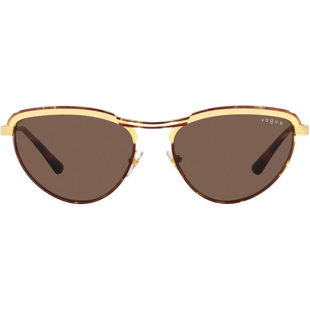 Vogue Eyewear VO4236S - Top Havana and Gold/Dark Brown Lenses