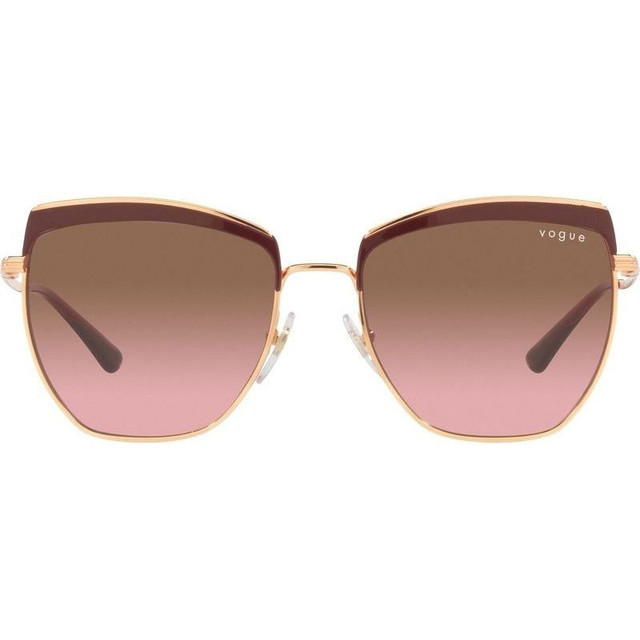 VO4234S - Top Bordeaux and Rose Gold/Pink Brown Gradient Lenses