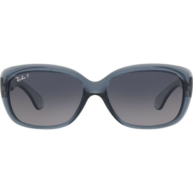 Ray-Ban Jackie Ohh RB4101 - Transparent Blue/Blue Gradient Glass Polarised Lenses