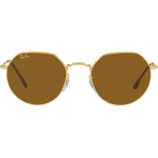 Ray-Ban Jack RB3565 - Legend Gold/Brown Glass Lenses 51 Eye Size